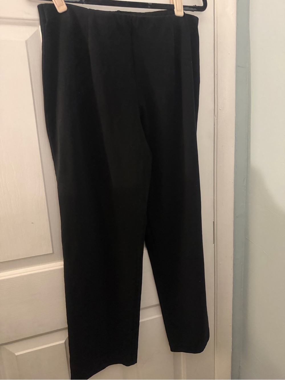 L.L.Bean Women’s L Petite Black Stretch Pull-On Pants